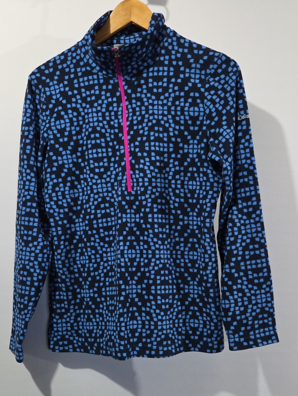 Columbia Geo-Print 1/4 Zip Pullover M